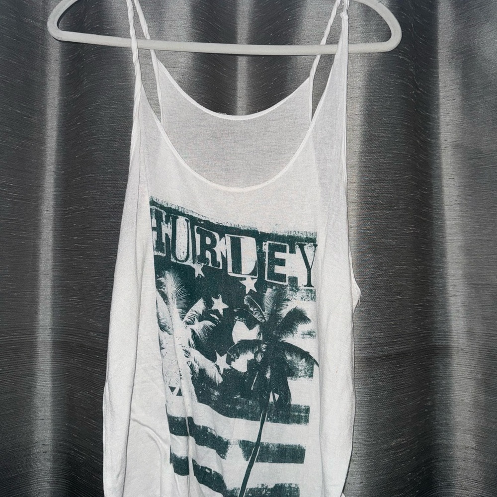 Hurley White Tank Top